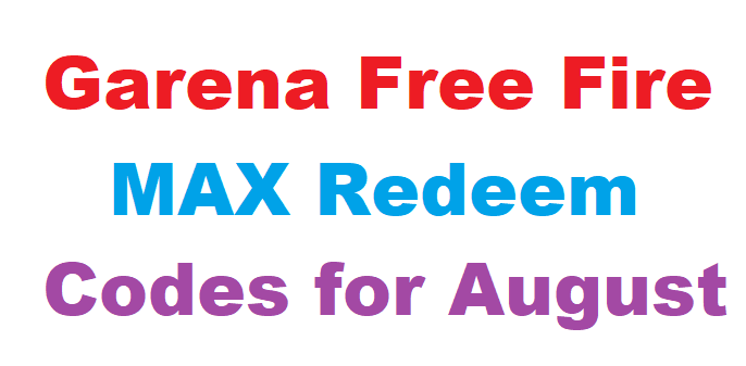 Garena Free Fire MAX Redeem Codes for August 28 2024