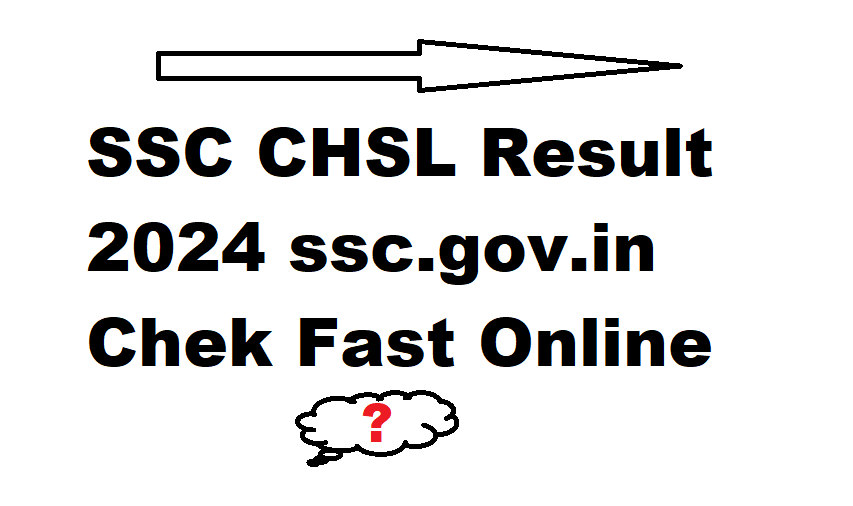 SSC CHSL Result 2024 ssc.gov.in Chek Fast Online link