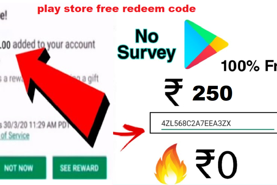 play store free redeem code