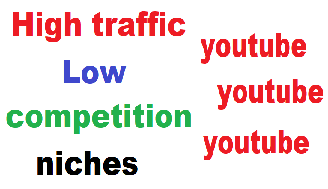 high traffic low competition niches