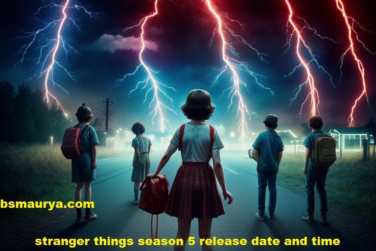 stranger things season 5 release date and time