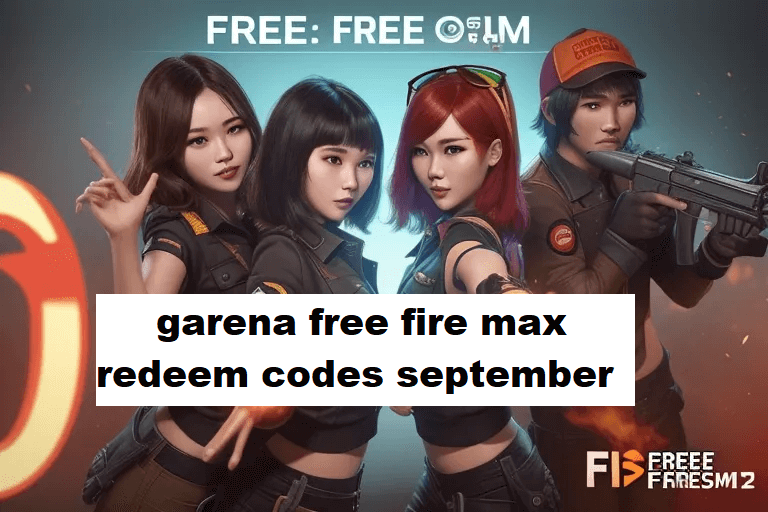 garena free fire max redeem codes september