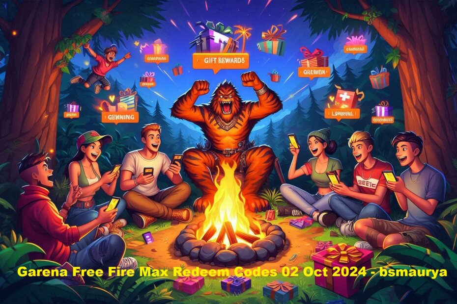 Garena Free Fire Max Redeem Codes 02 Oct 2024 - bsmaurya